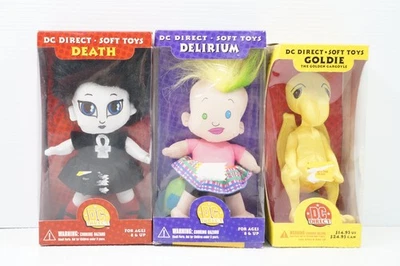 DC Direct Goldie Juguete Suave Death Delirium Lote de 3 Peluches Foto 1 de 4