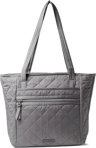 Vera Bradley Performance Twill Vera Tote Tranquil Gray One Size - Picture 1 of 7