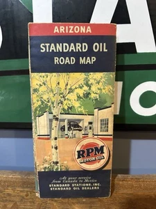 1938 Standard Oil Road Map: Arizona USED - Picture 1 of 2