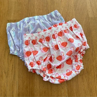 Fundas de dos pañales Pottery Barn Baby 6-12 MESES impresas 100 % algodón NUEVO Foto 1 de 4