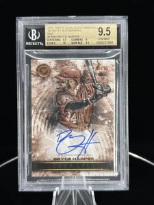 Bryce Harper 2016 Topps Legacies Tenacity Red AUTO /25 BGS 9.5 GEM MINT Low POP - Picture 1 of 2