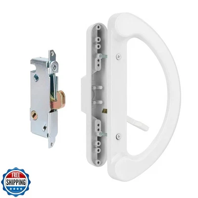 Juego de manijas de puerta de patio HILLMASTER con cerradura de mortaja 45° para Mortis de repuesto Foto 1 de 4