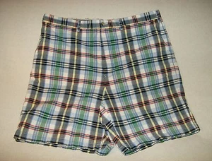 Tommy Hilfiger Shorts mehrfarbig kariert Reißverschluss vorne 40 K#1675 - Bild 1 von 3