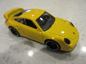 2010 Hot Wheels Porsche 911 GT2 Yellow Diecast Toy Race Car - Picture 1 of 5