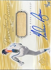 2001 SP Game Bat Piece of the Game Autograph #S-NR Nolan Ryan GOLD 11/25 AUTO!