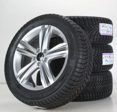 VW Tiguan ll AD1 & Allspace Winterräder 18 Zoll Sebring silber Felgen 5NA601025M - Bild 1 von 4