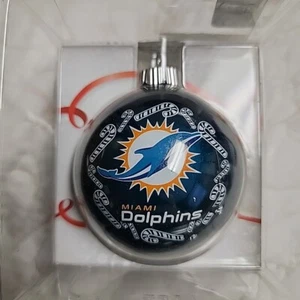Miami Dolphins Green Ball Ornament And Candy Cane Theme - Picture 1 of 2