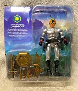 NIGHT FIGHTING DARGON Sectaurs Actionfigur Wal-Mart Gondel beschädigte Karte NEU - Bild 1 von 1