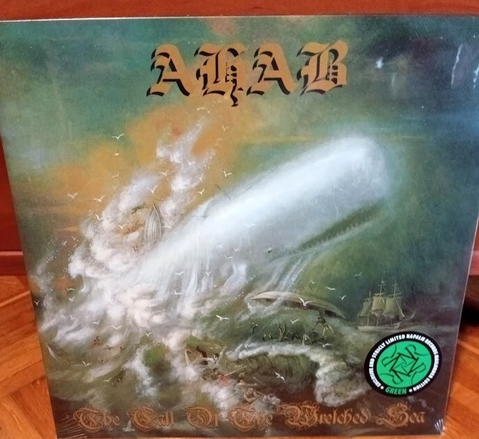 AHAB - The Call Of The Wretched Sea 2LP TRANSPARENT GREEN GATEFOLD! - Image 1 of 1
