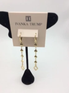 35 $ Ivanka Trump Kette linear goldfarbene Ohrringe IT100 - Bild 1 von 5
