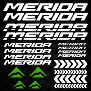 Calcomanías Mérida marco bicicleta de montaña pegatinas bmx mtb horquilla adhesivo vinilo ORACAL - Imagen 1 de 10