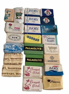 23 Mini barras de jabón Hotel Motel de colección Sweetheart Palmolive marfil TV/película utilería - Imagen 1 de 7