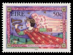 IRELAND 1520 - Christmas "Angel with Trumpet" (pa66630) - Picture 1 of 1