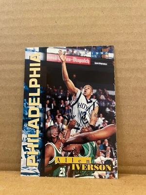 ALLEN IVERSON 1996 SCORE BOARD DRAFT DAY #1A AUTOGRAPH AUTO ROOKIE #'D 45/1996 - Image 1 of 4