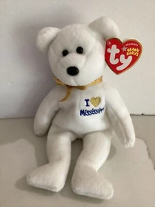 2004 Ty I Love Mississippi Bear - Hurricane Katrina Remembrance 8.5” NEW - Picture 1 of 4