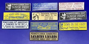 Lotto di 10 spille Pennsylvania Samboree Centre Hall distintivi ricordo commemorativo - Foto 1 di 10