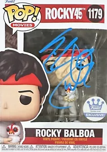Sylvester Stallone firmato Funko Stallone Rocky autografato FUNKO POP prova video - Foto 1 di 10