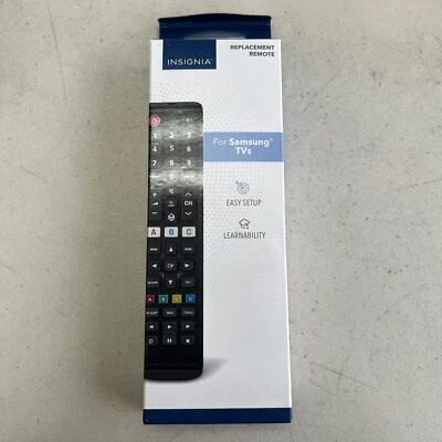 Insignia- Replacement Remote for SAMSUNG TVs - Black NS-RMTSAM21 - Image 1 of 4