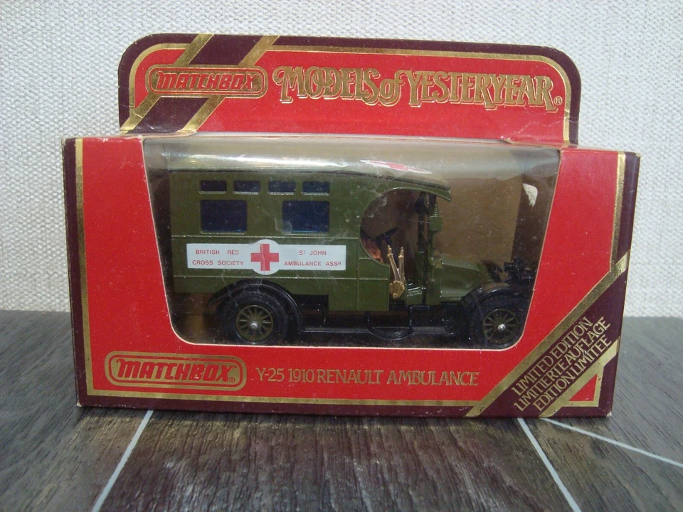 Matchbox Models Of Yesteryear Y-25 1910 Renault Ambulance - Image 1 of 1
