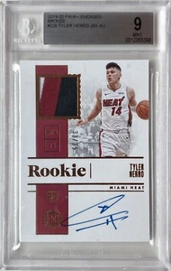 2019-20 Panini Encased Bronze Tyler Herro RC RPA Auto Patch 33/35 BGS 9 MINT 🔥 - Imagen 1 de 3