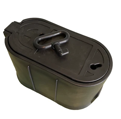 Stop Tap Stop Cock Hydrant Water Meter Cover Surround Box Lockable Lid + Key