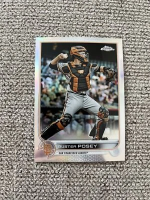 2022 Topps Chrome Buster Posey #95 Base Refractor Parallel San Francisco Giants - Image 1 of 2