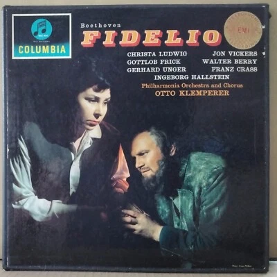 COLUMBIA SAX 2451-2453 UK ED 1 BEETHOVEN - FIDELIO KLEMPERER 3LP's BOX SET - Image 1 of 4