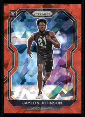 2020 Panini Prizm Prizms Red Ice #306 Jaylon Johnson - Image 1 of 2