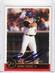 1999 Just #73 Bubba Crosby Autograph - Picture 1 of 2