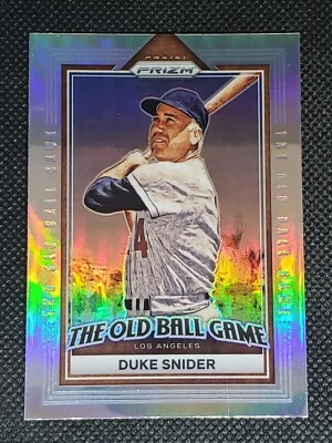 2023 Panini Prizm Baseball DUKE SNIDER #OBG7 SILVER PRIZM THE OLD BALL GAME - Image 1 of 2
