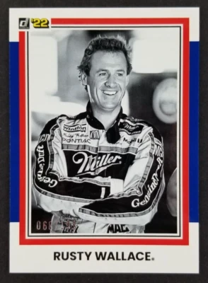 Rusty Wallace 68/199 2022 Panini Donruss NASCAR Racing Card #190 (NM) - Image 1 of 2