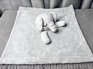Forever Baby Elephant Lovey Security Blanket Crinkle Teether Gray Toy 13 Inch - Picture 1 of 8