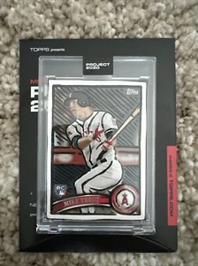 Mike Trout 2020 Topps Project 2020 by Joshua Vides #207 /8501  Print Run Angels - Picture 1 of 2