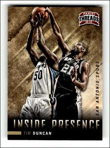 2012-13 Panini Threads Inside Presence #1 Tim Duncan - Picture 1 of 2