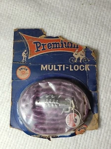 Chain Combination Lock NEW IN PACKAGE Vintage Multi-Lock Premium See Pictures - Picture 1 of 6