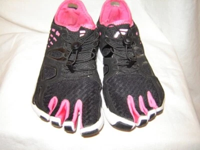 Fila SkeleToes Shoes Womens 7 Black Pink Water Shoes Barefoot Outdoor - Image 1 of 4