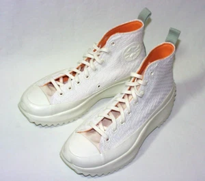 Converse CTAS Run Star Hike Platform Hi A03838C Egret/Peach,Woman 10,Men 8.5,New - Picture 1 of 8