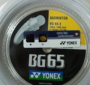 YONEX Badminton String Reel - BG65 - BG65-2 - 200m - White - Picture 1 of 1