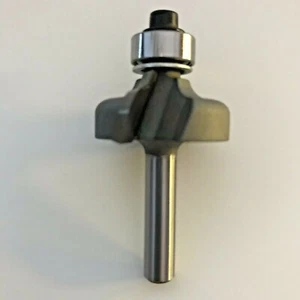 AMANA 54120 1/4" SHANK CARBIDE 1-1/8" "OGEE" BIT WITH BEARING (FREE SHIPPING) - Picture 1 of 4