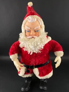 Vintage 1950's My Toy Santa Claus Christmas Plush Doll 24" Size Rushton Style - Picture 1 of 9