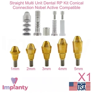 1x Recto Multi Unidad Dental RP Kit Conexión Cónica Nobel Active Compatible - Imagen 1 de 21
