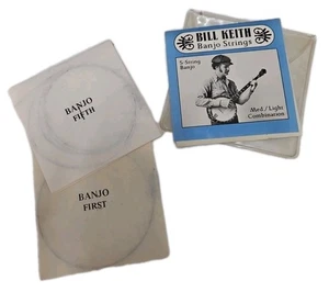 4 Vintage Bill Keith Banjo Strings NOS - Picture 1 of 4