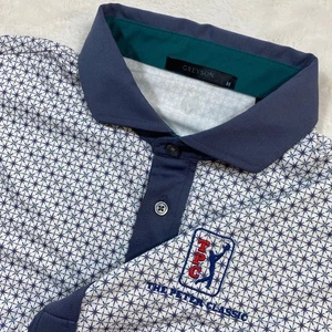 Greyson Geometric Golf Polo TPC Peter Classic Print Kurzarmshirt Herren M - Bild 1 von 9