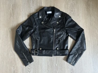 John Elliott Leather Motorcyle Jacket Foto 1 de 4