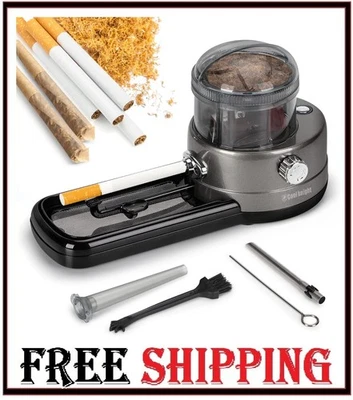 Electric Cigarette Rolling Machine Portable Tobacco Injector Machine Can Grind - Image 1 of 4