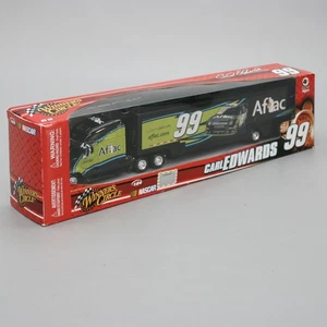 2009 Carl Edwards Aflac Team Truck Transporter Hauler 1/64 Winners Circle Nascar - Picture 1 of 12