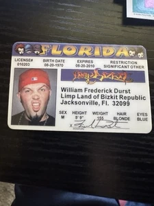 Limp Bizkit Fred Durst Parodie Driver ID - Bild 1 von 1