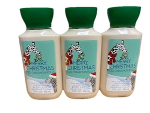 Barh And Bodyworks Iced Cinnamon Rolls TRAVEL Body Lotion 3 oz New 3 Bottles - Picture 1 of 1