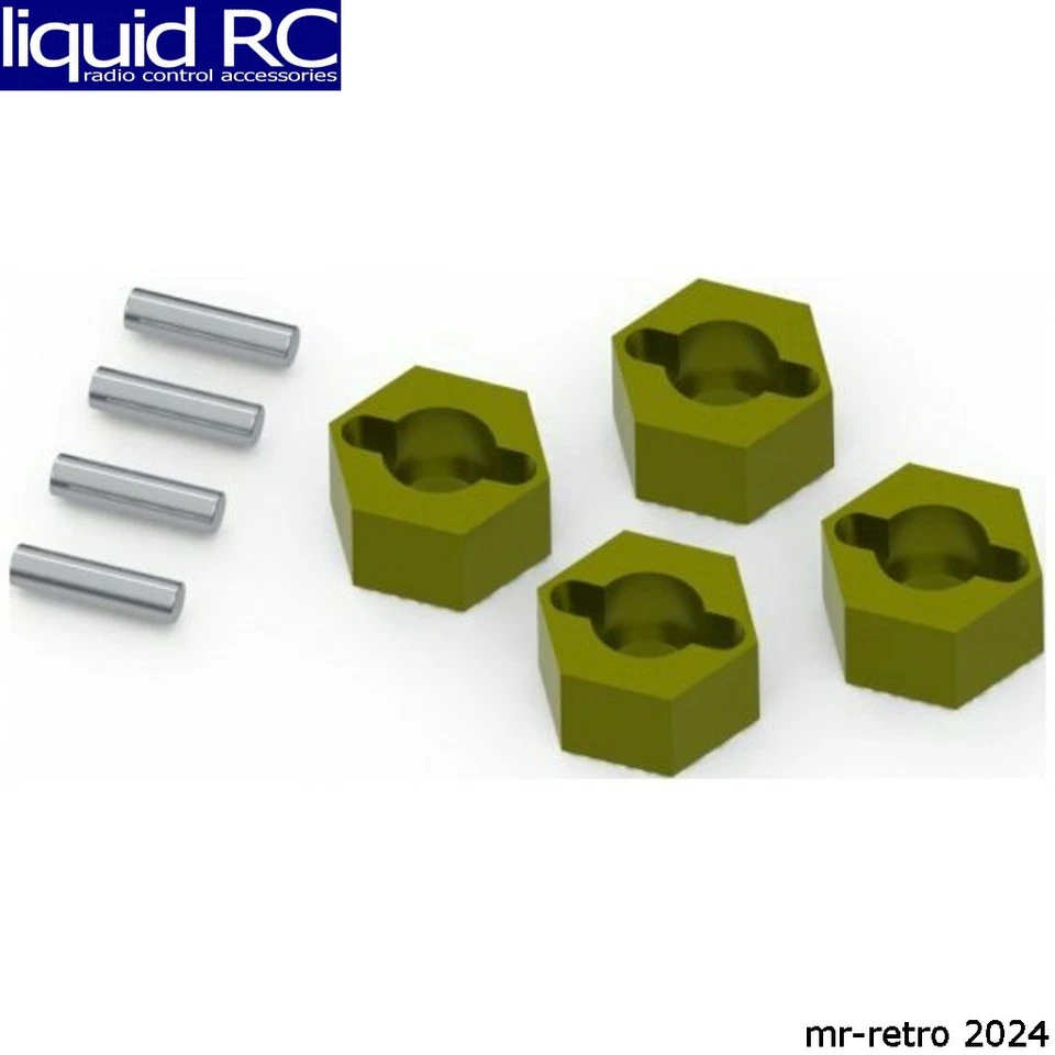 HPI 161153 7mm Hex Hub Set Brass / 4 Pieces for Venture18 - Image 1 of 1