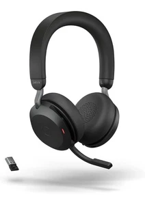 Jabra Evolve2 75 Wireless Headset Link380a UC Stereo ANC Black New - Picture 1 of 23